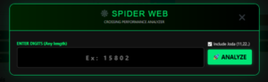 Spider Web – Advanced Crossing Tool | Shri Star Satta King